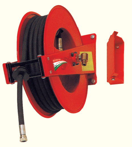 AUTOMATIC REEEL-HOSE FOR AIR OPERATED GREASE PUMPS – Maestri srl Officine  meccaniche